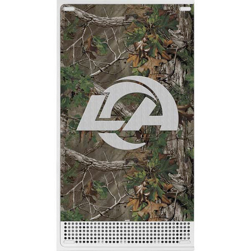 NFL Los Angeles Rams Realtree Xtra Green Camo Xbox Series S Console Skin